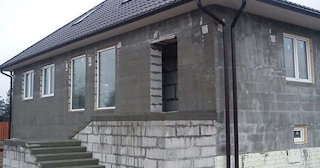 Фасад из газобетона для дома в Видном - Строй-Вдн, качественная отделка от 2070 руб.